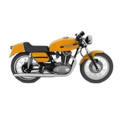 Amortisseurs Shock Factory pour Ducati 350 Desmo 71-75 (305 mm)