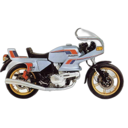 Amortisseurs Shock Factory pour Ducati 500 Pantah SL 79-81 (313 mm)