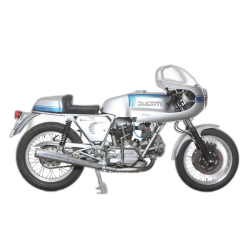 Amortisseurs Shock Factory pour Ducati 750 SS 75-77