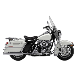 Amortisseurs Shock Factory pour Harley Davidson Road King Police FLHP 11